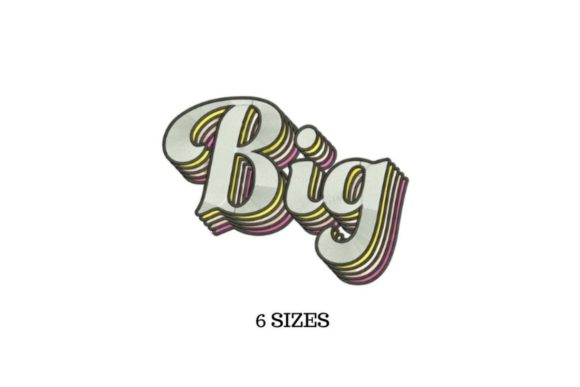 Big: A Beautiful Embroidery Design