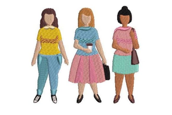 Plussize Women Embroidery Design